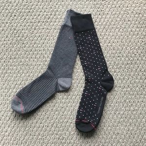 Men's Tommy Hilfiger Printed & Striped Crew Sock Set of 2
